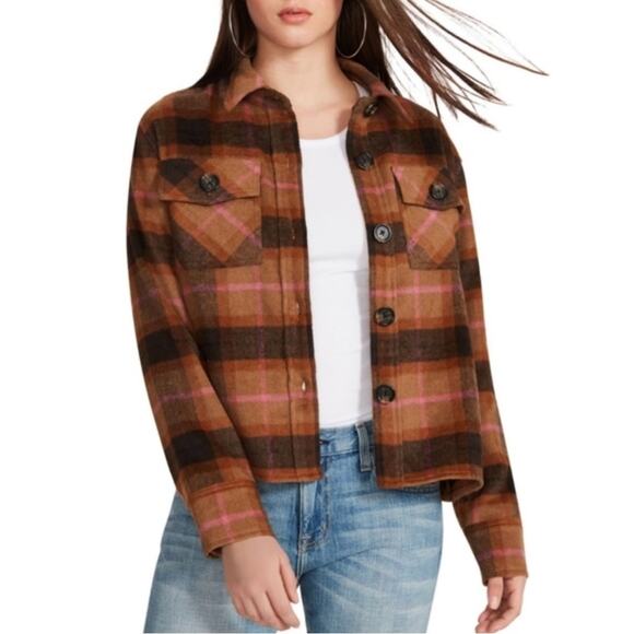 🆕BB Dakota Steve Madden Boxy Shacket Jacket SZ XL - Picture 10 of 10